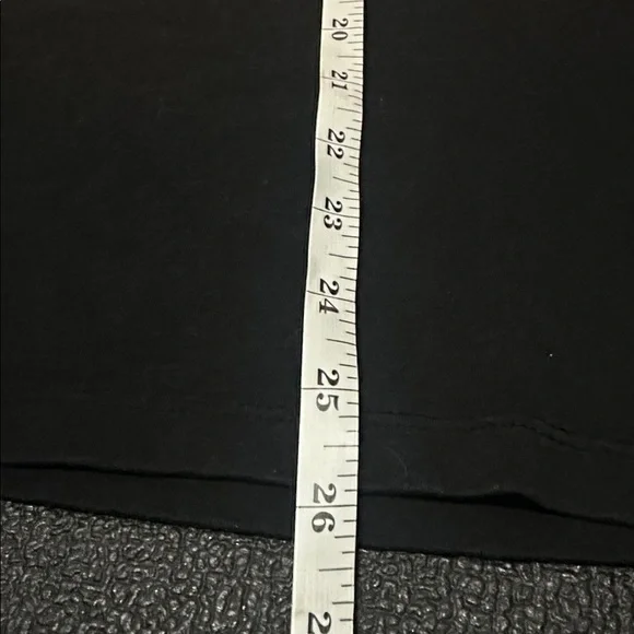 Old Navy Black Tee with Colorful Floral Design - Picture 6 of 6